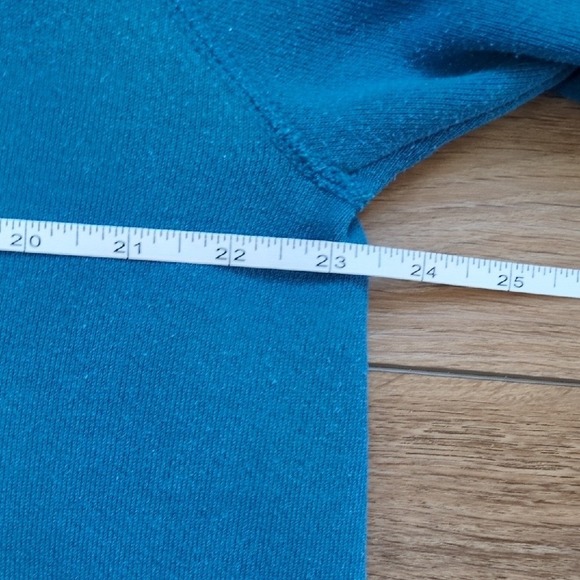 Vintage 80s 90s Floral‎ & Butterflies Cotton Sweatshirt - Sun Sportwear - Large - Picture 9 of 11